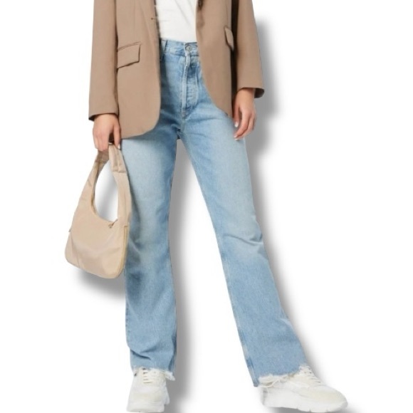 Agolde Denim - Agolde Relaxed Bootcut Jeans in Curio Wash Size 25